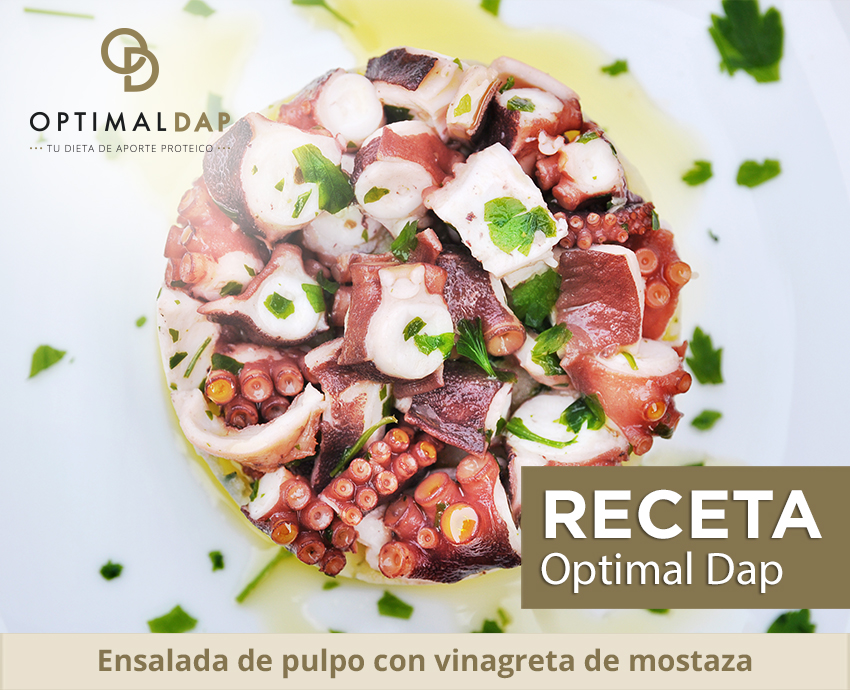 Receta OD: Ensalada de pulpo con vinagreta de mostaza – Optimaldap | Cuida  tu alimentación, cambia tu vida